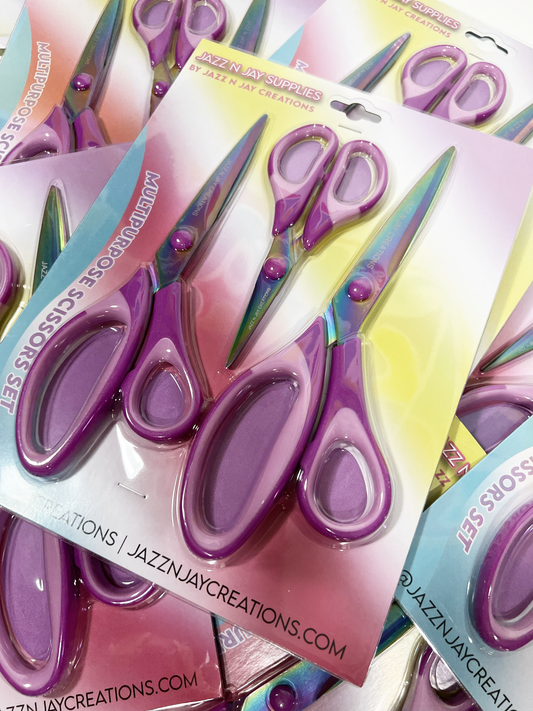 Jazz N Jay Supplies 3-Pack Stainless Steel Scissors