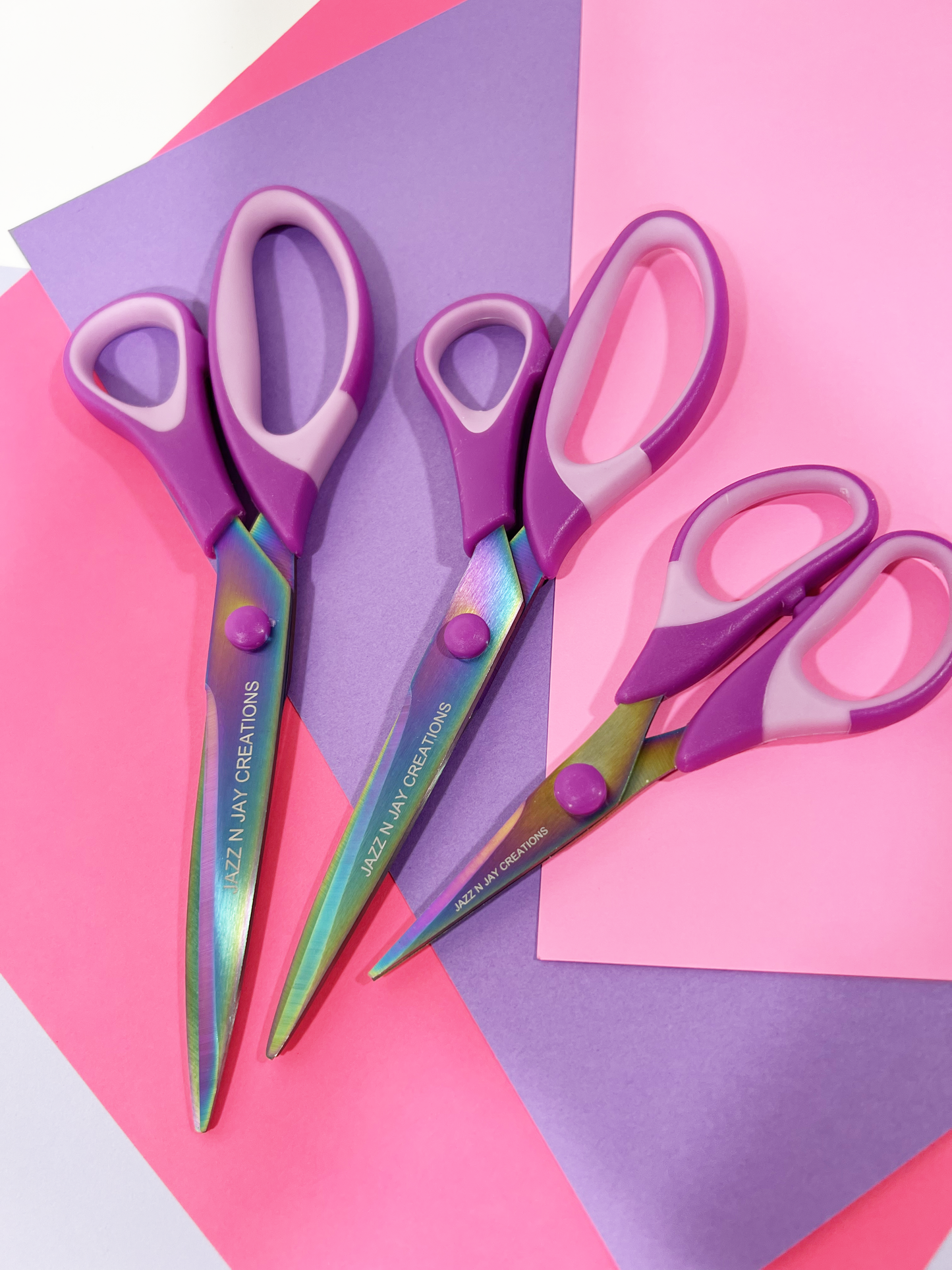 Jazz N Jay Supplies 3-Pack Stainless Steel Scissors