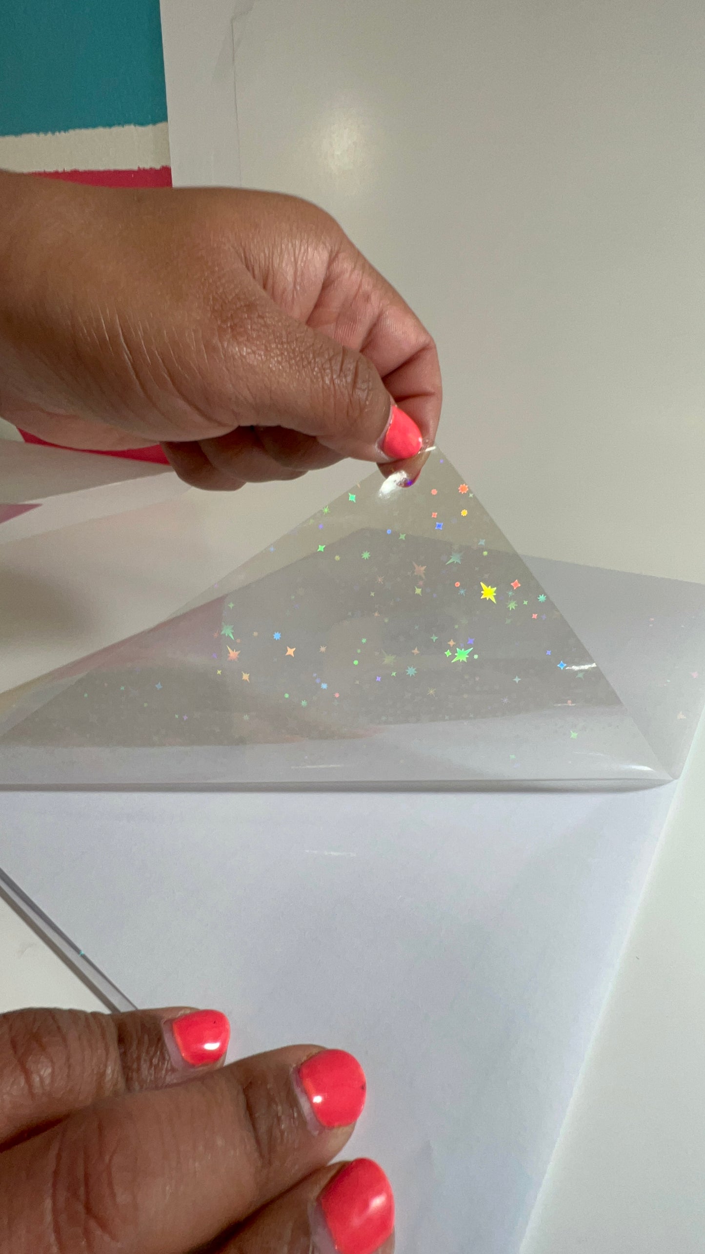 Jazz N Jay Supplies - STARS Holographic Laminate Sheets