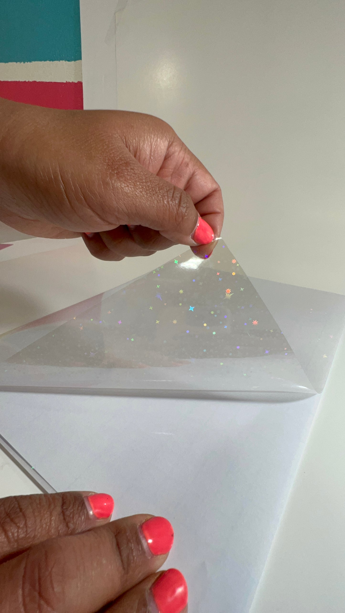 Jazz N Jay Supplies - STARS Holographic Laminate Sheets