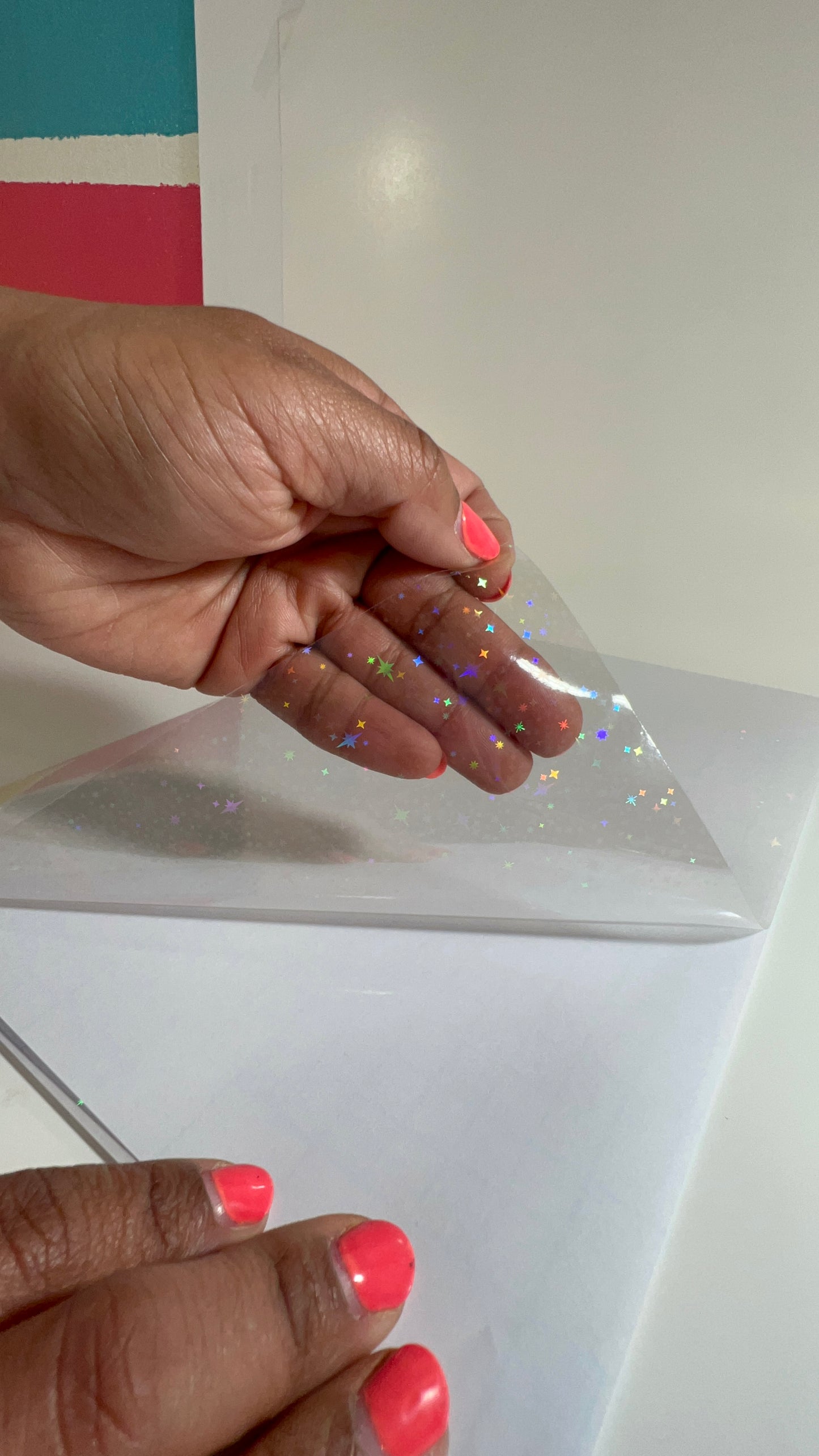 Jazz N Jay Supplies - STARS Holographic Laminate Sheets
