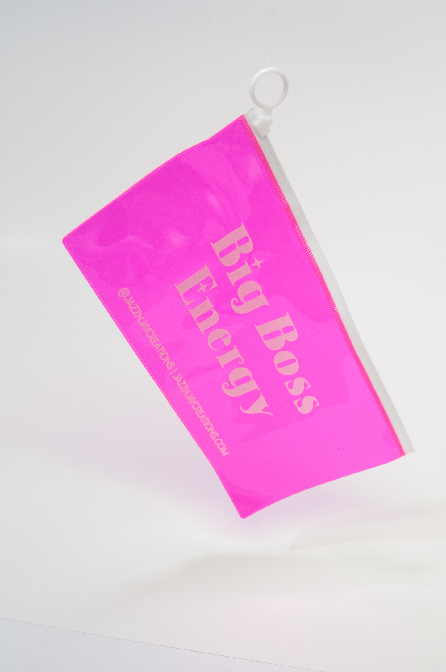Jazz N Jay Supplies Pink Craft Bag- BIG BOSS ENERGY