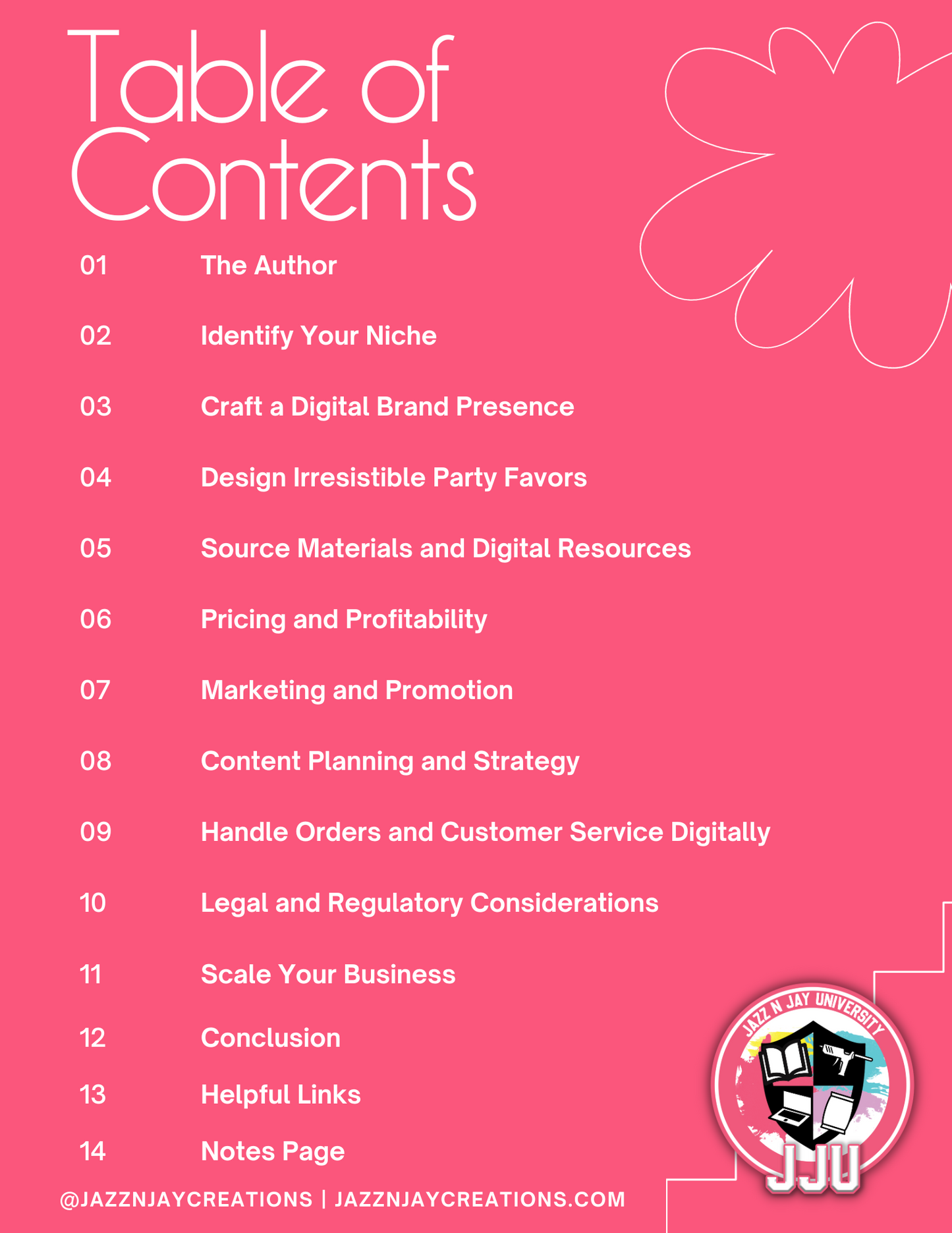 Quick Start Guide to Launching Your Party Favor Business in 2024-Ebook