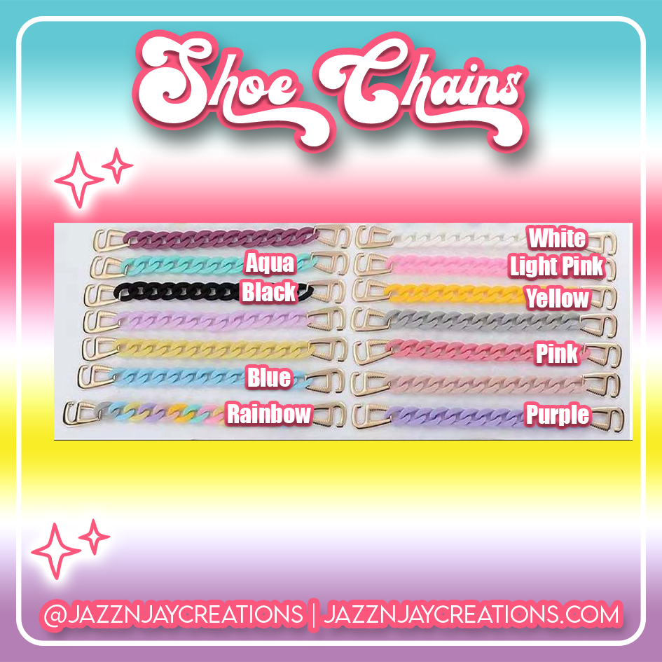 Shoe Chains / Croc Chains - 1 pair (2 chains)