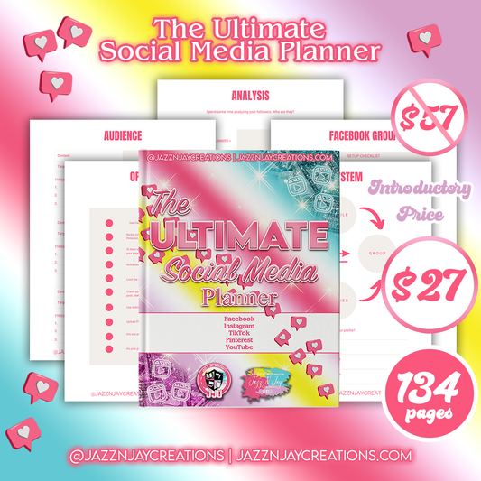 The Ultimate Social Media Planner -Digital Planner