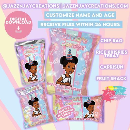 Gracie's Corner Party Bundle Girl - Digital Download