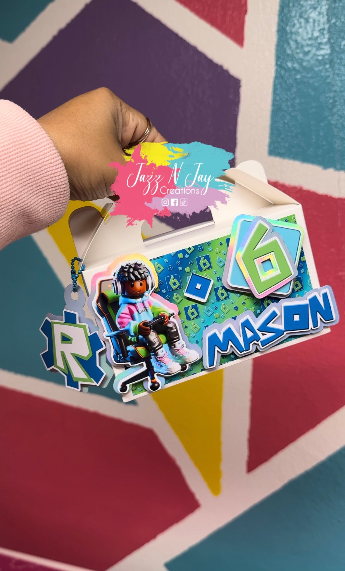 Custom 3-D Gable box / favor box / treat box- ANY THEME