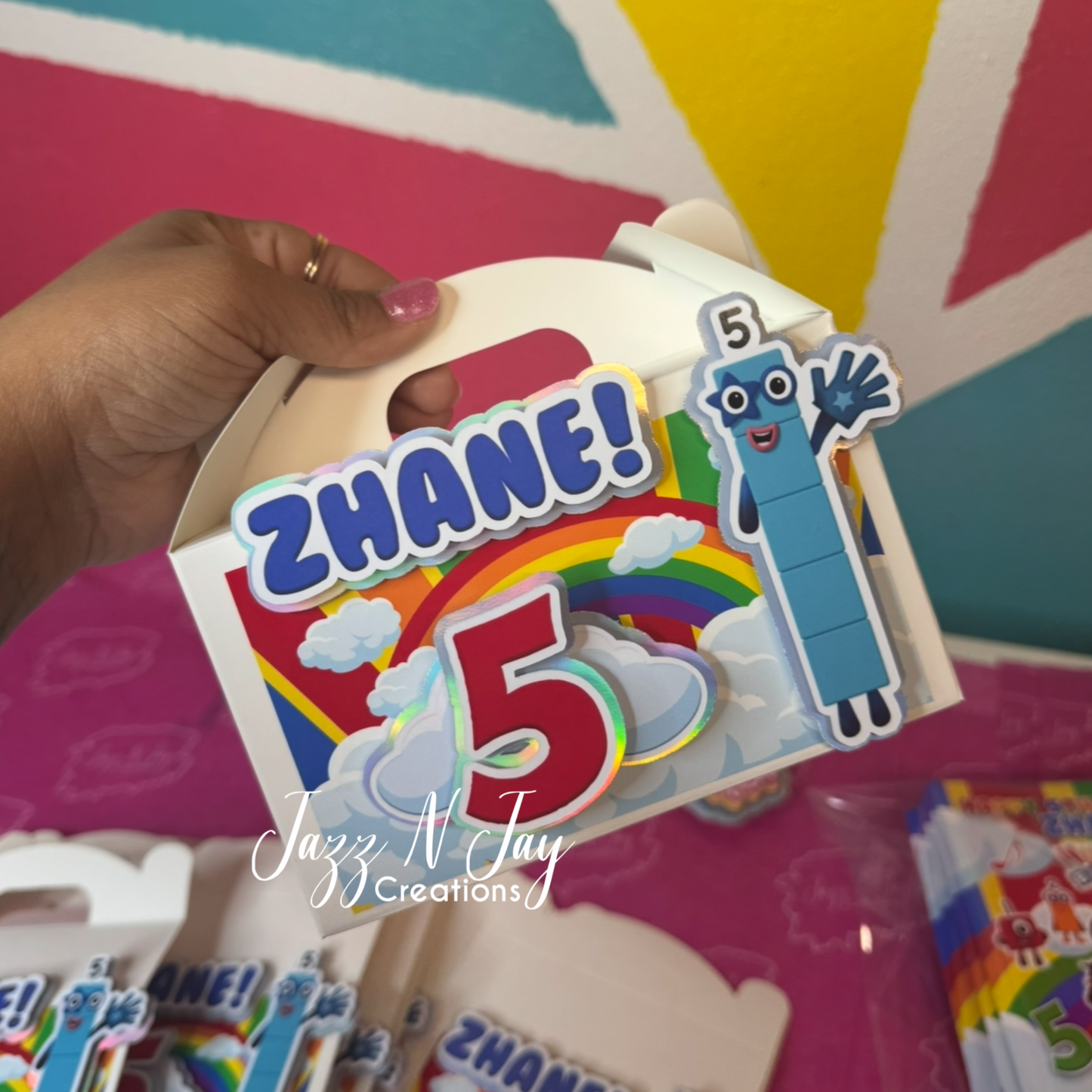 Custom 3-D Gable box / favor box / treat box- ANY THEME
