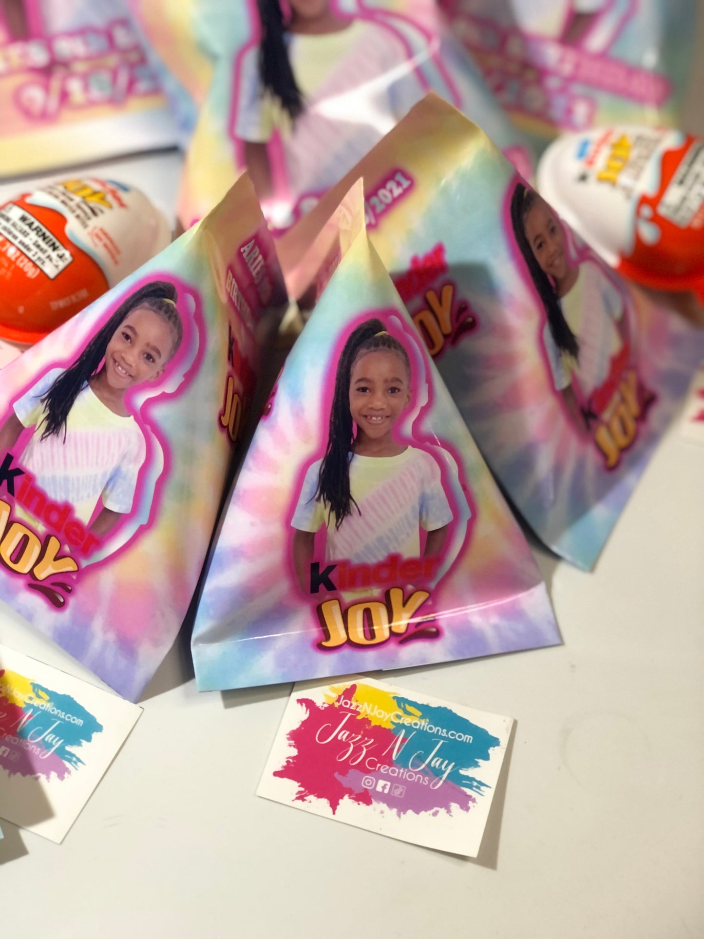 Blank Pyramid Bag Template (Kinder Joy Egg wrapper)