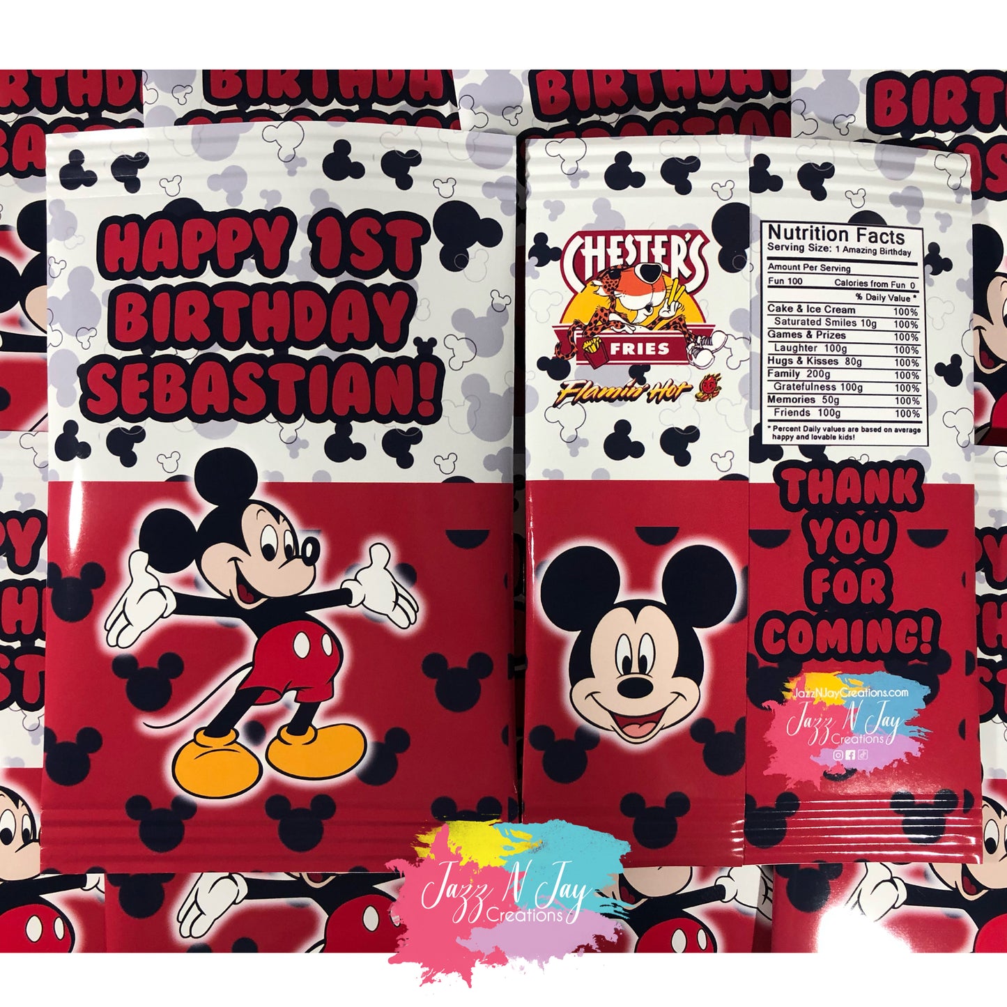 Mickey Mouse /Minnie Mouse inspired Gable box / favor box / treat box