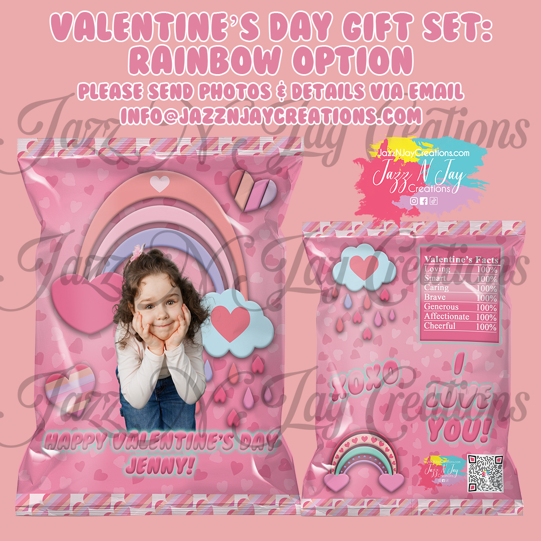 *NEW* Valentine's Day Pringles Shaker cans- 6 designs to select from