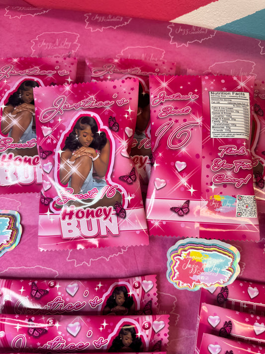 Sweet 16 Custom Party Favors