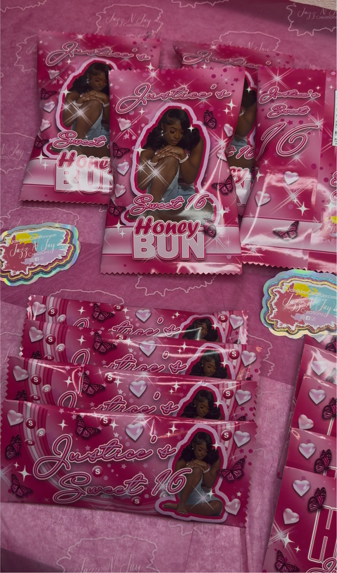 Sweet 16 Custom Party Favors