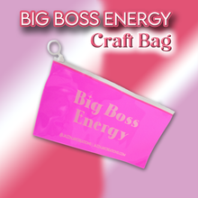 Load image into Gallery viewer, Jazz N Jay Supplies Pink Craft Bag- BIG BOSS ENERGY