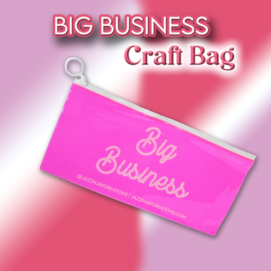 Jazz N Jay Supplies Pink Craft Bag- BIG BUSINESS