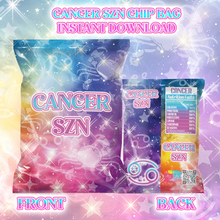 Load image into Gallery viewer, Zodiac Sign chip bag digital file *Instant Download*