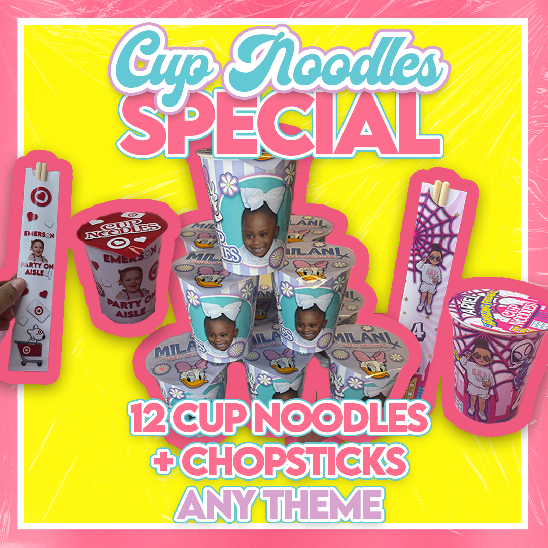 Custom Ramen / Cup Noodles - ANY THEME