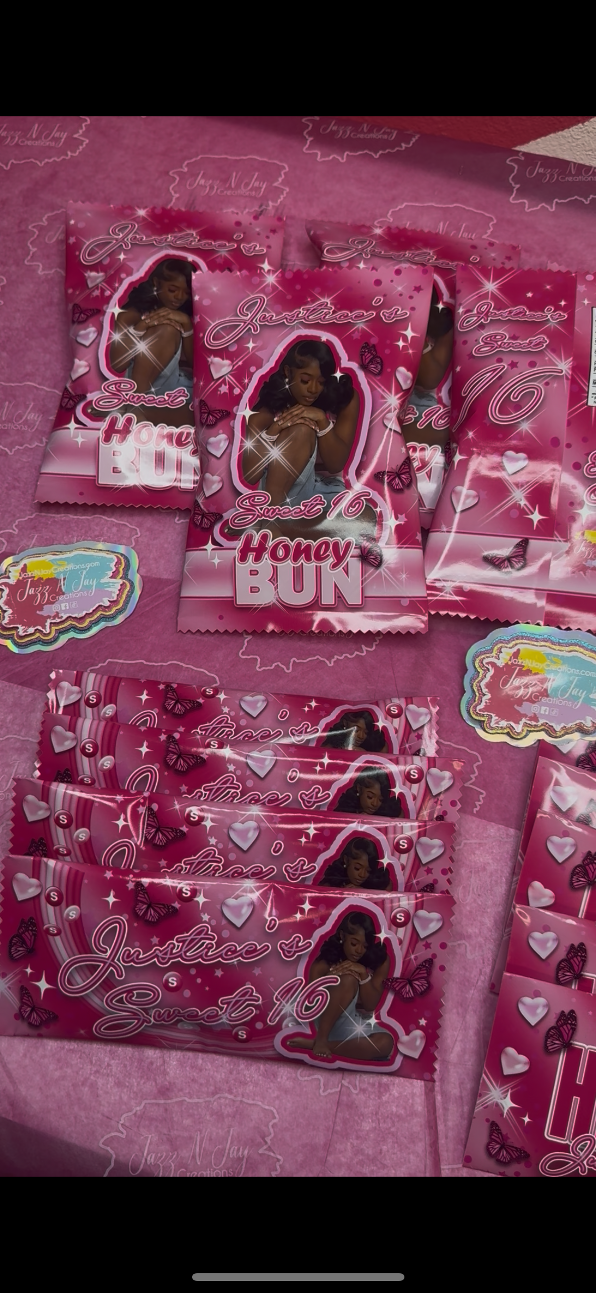 Sweet 16 Custom Party Favors