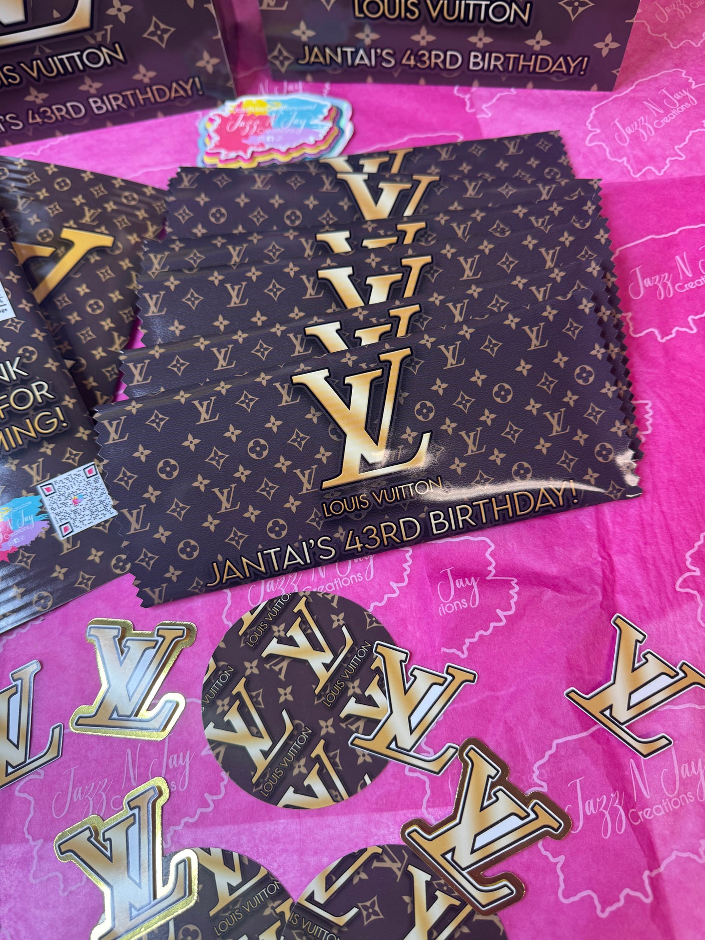 LV Custom Party Favors