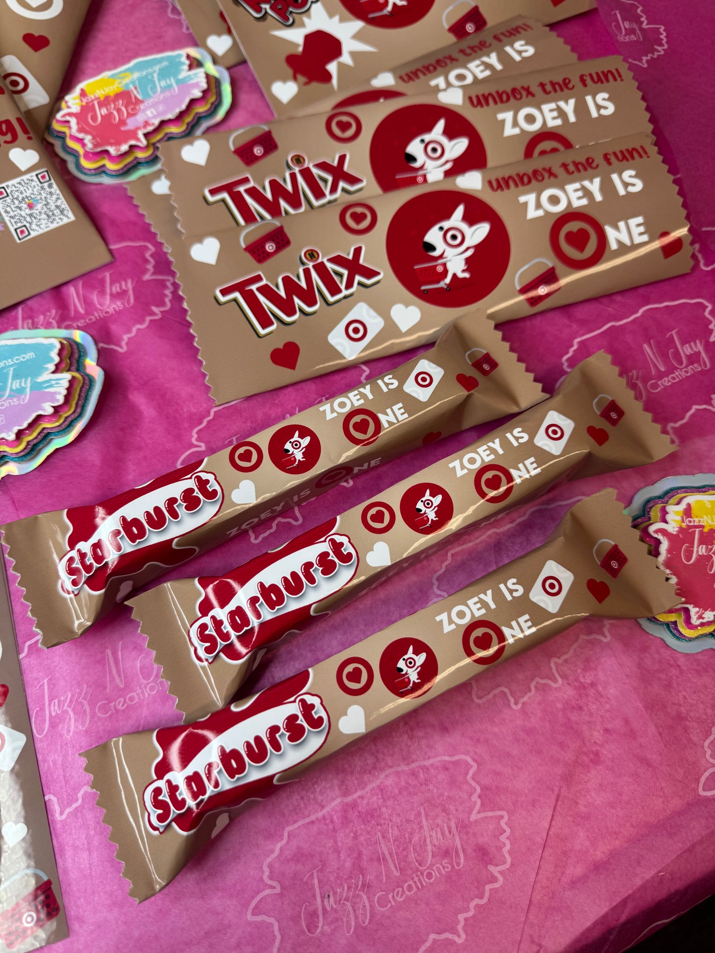 Target theme custom party favors