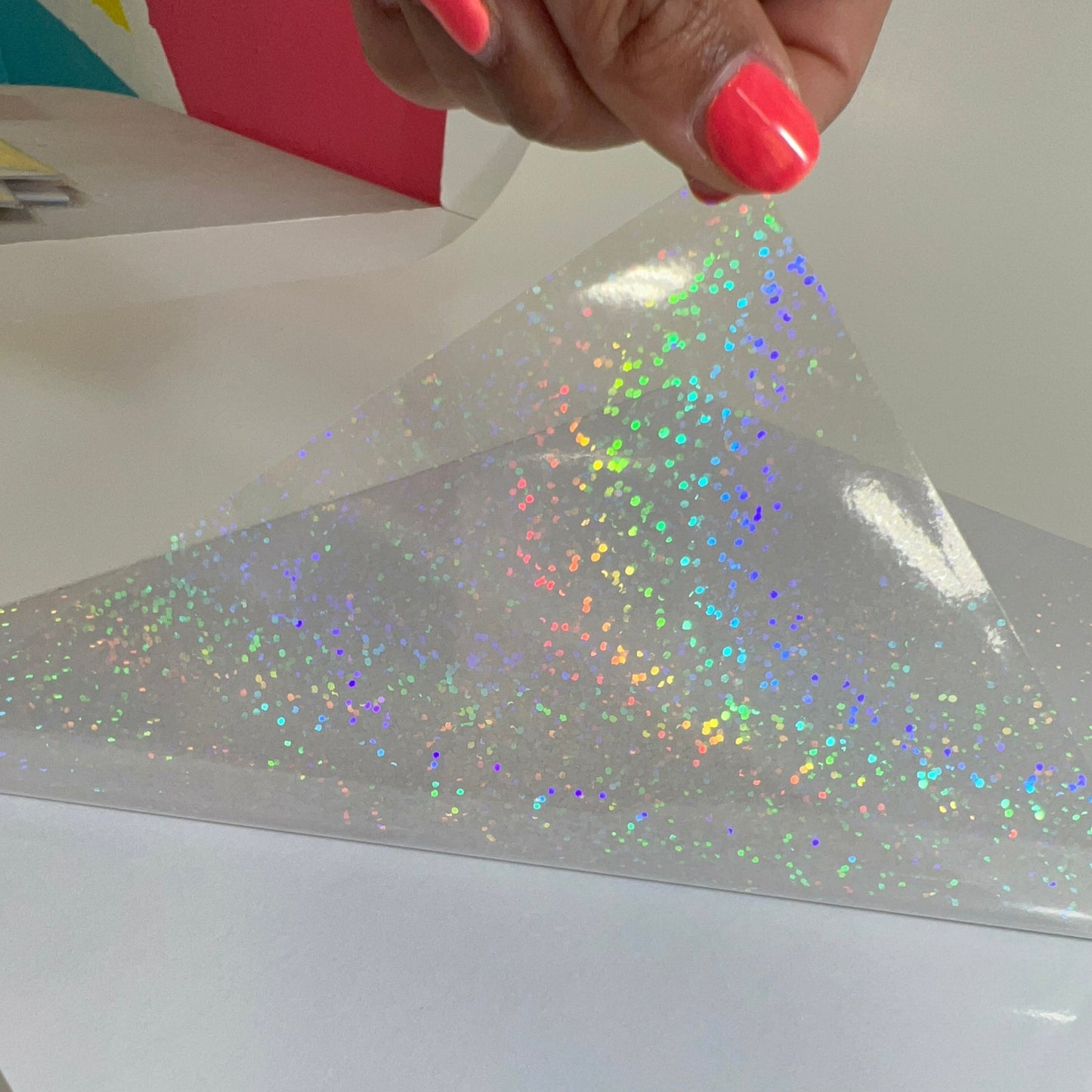 Jazz N Jay Supplies - GLITTER Holographic Laminate Sheets