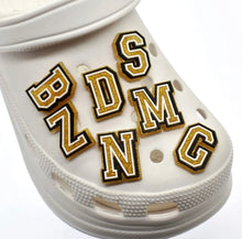 Load image into Gallery viewer, GOLD Letter Shoe Charms