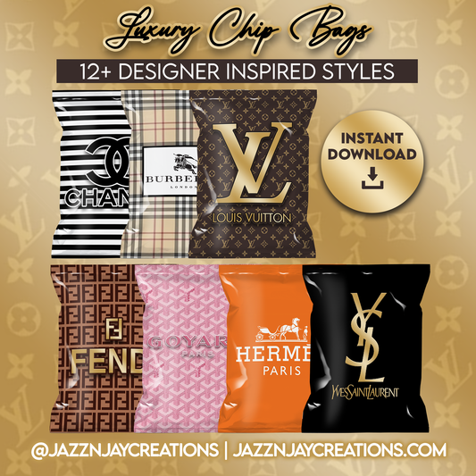 Luxury Chip Bag *Instant Download*