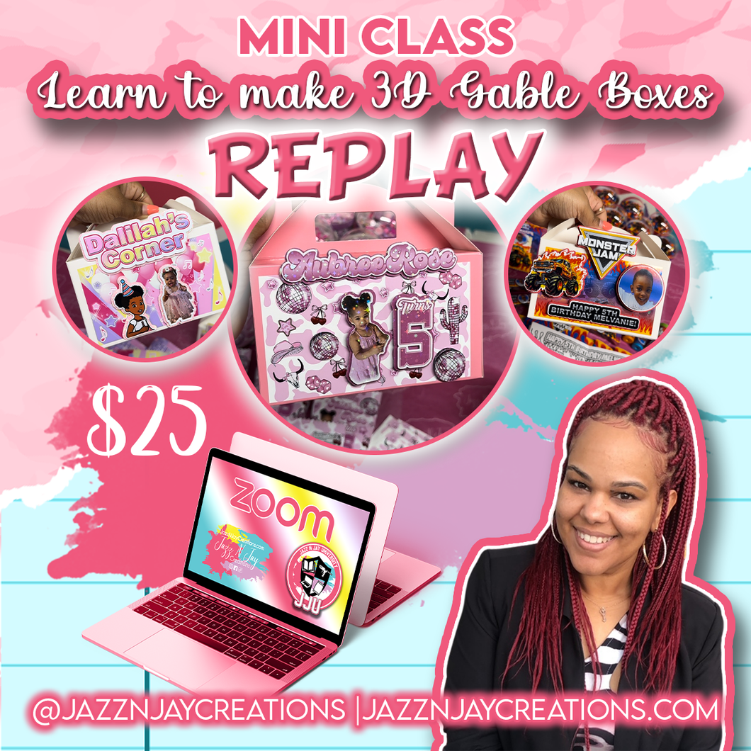 **REPLAY* 3D Gable Box - Mini Class