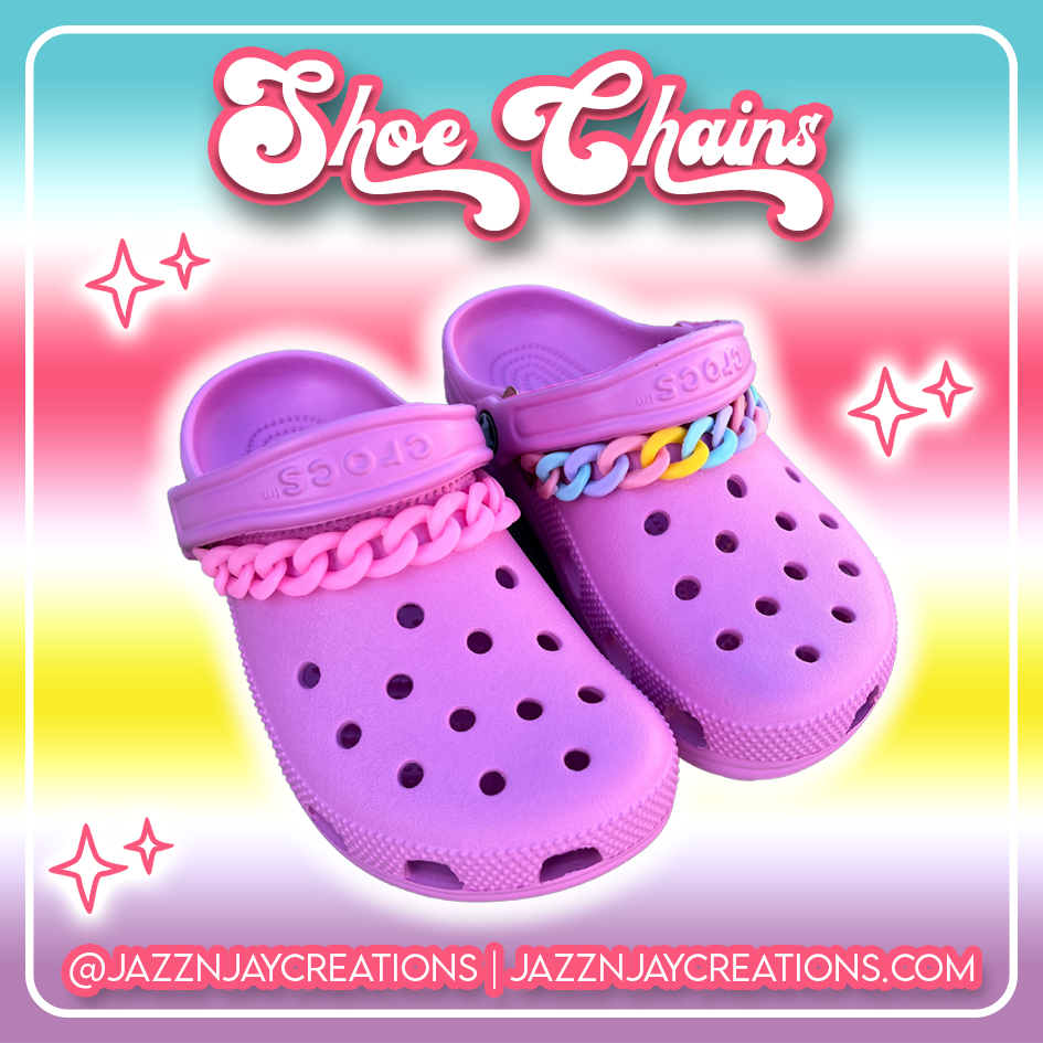 Shoe Chains Croc Chains 1 pair 2 chains Jazz N Jay Creations