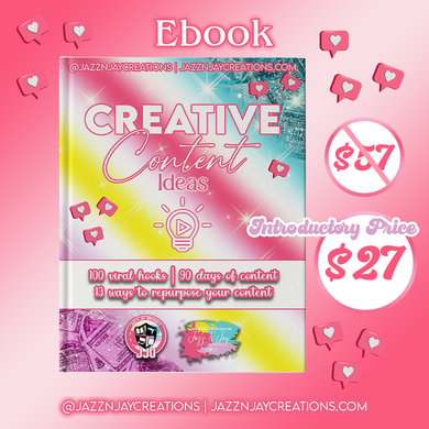 Creative Content Ideas -Ebook