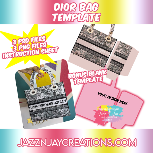 Dior bag template