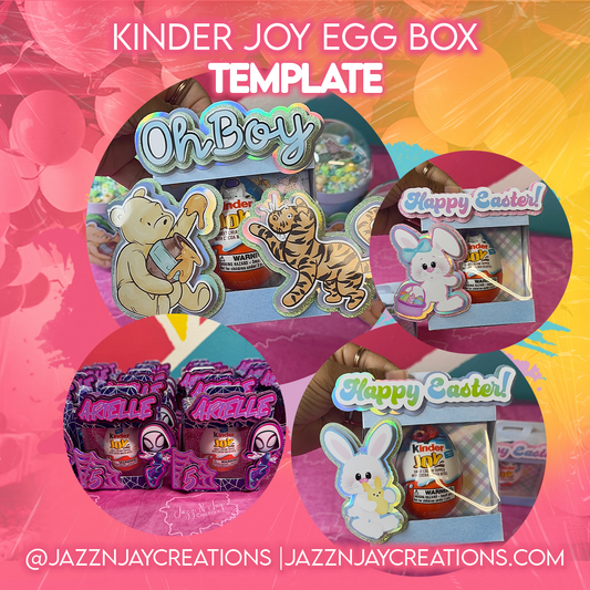 Kinder Joy Egg Box Template  *Instant Download*