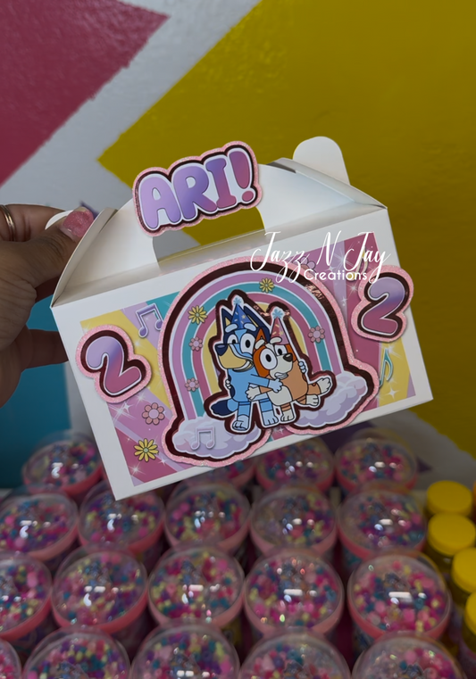 Custom 3-D Gable box / favor box / treat box- ANY THEME