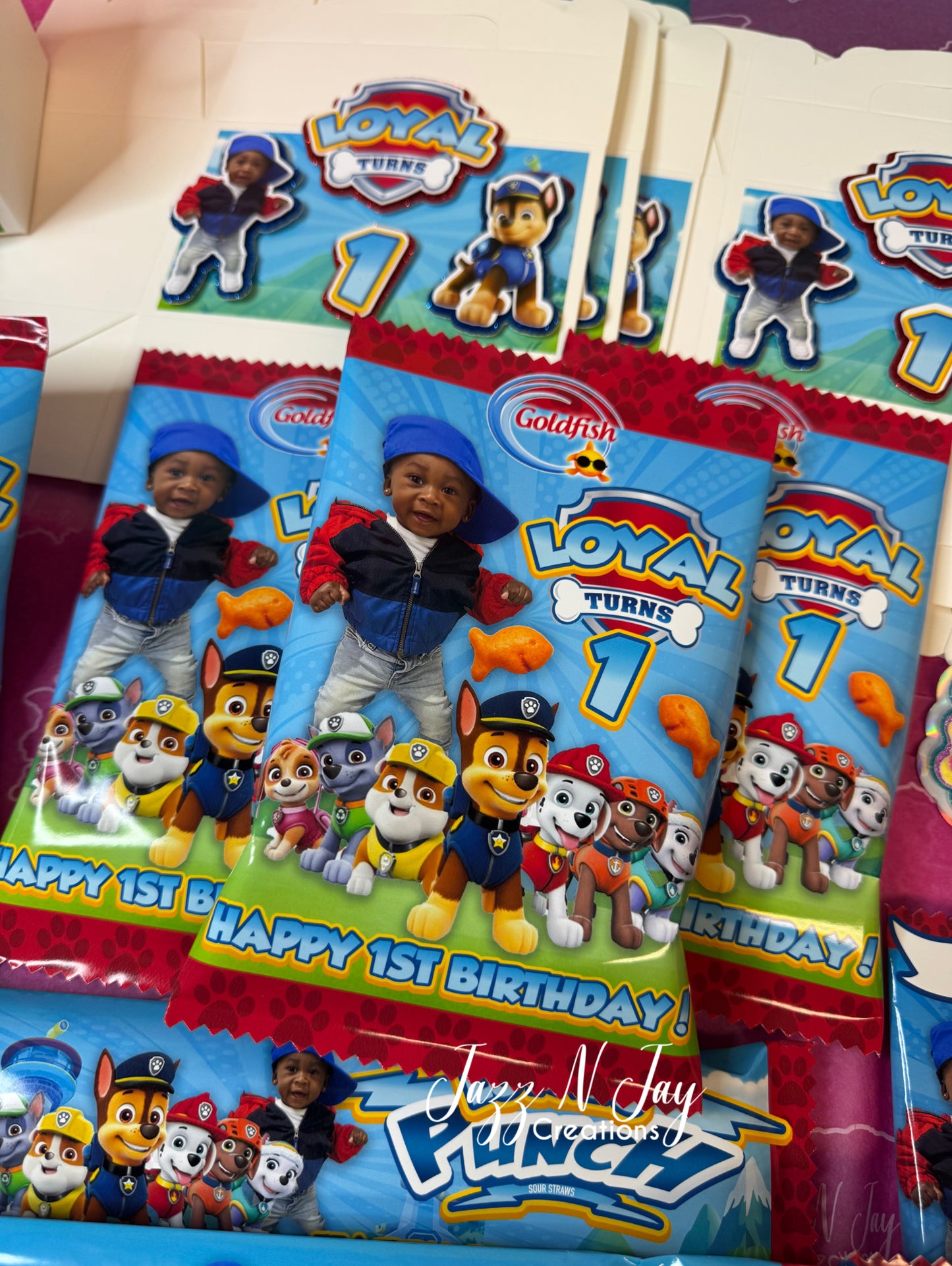 Paw Patrol Custom Party Favors