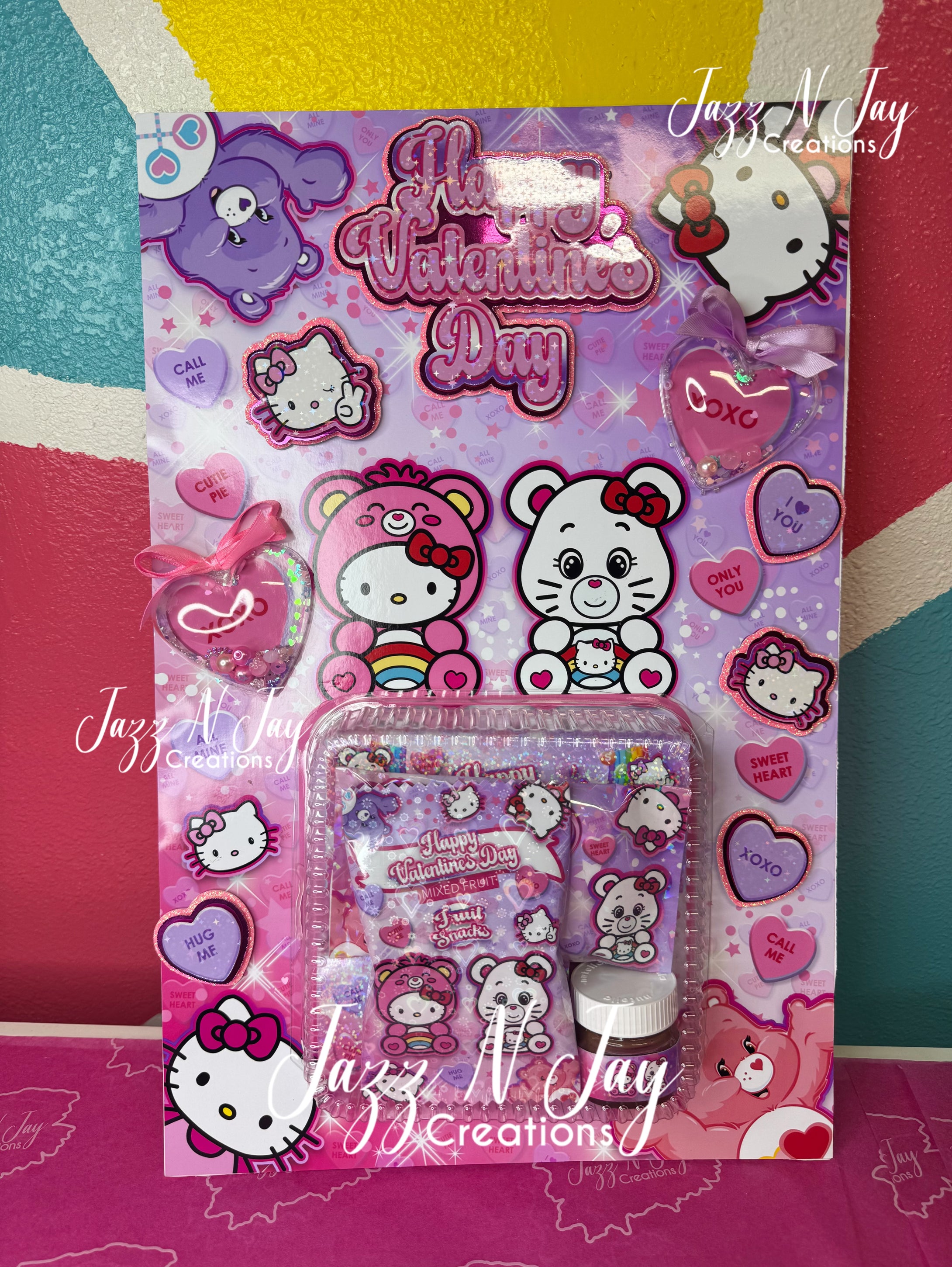 Hello Kitty x Care Bears Giant Valentine's Day Card