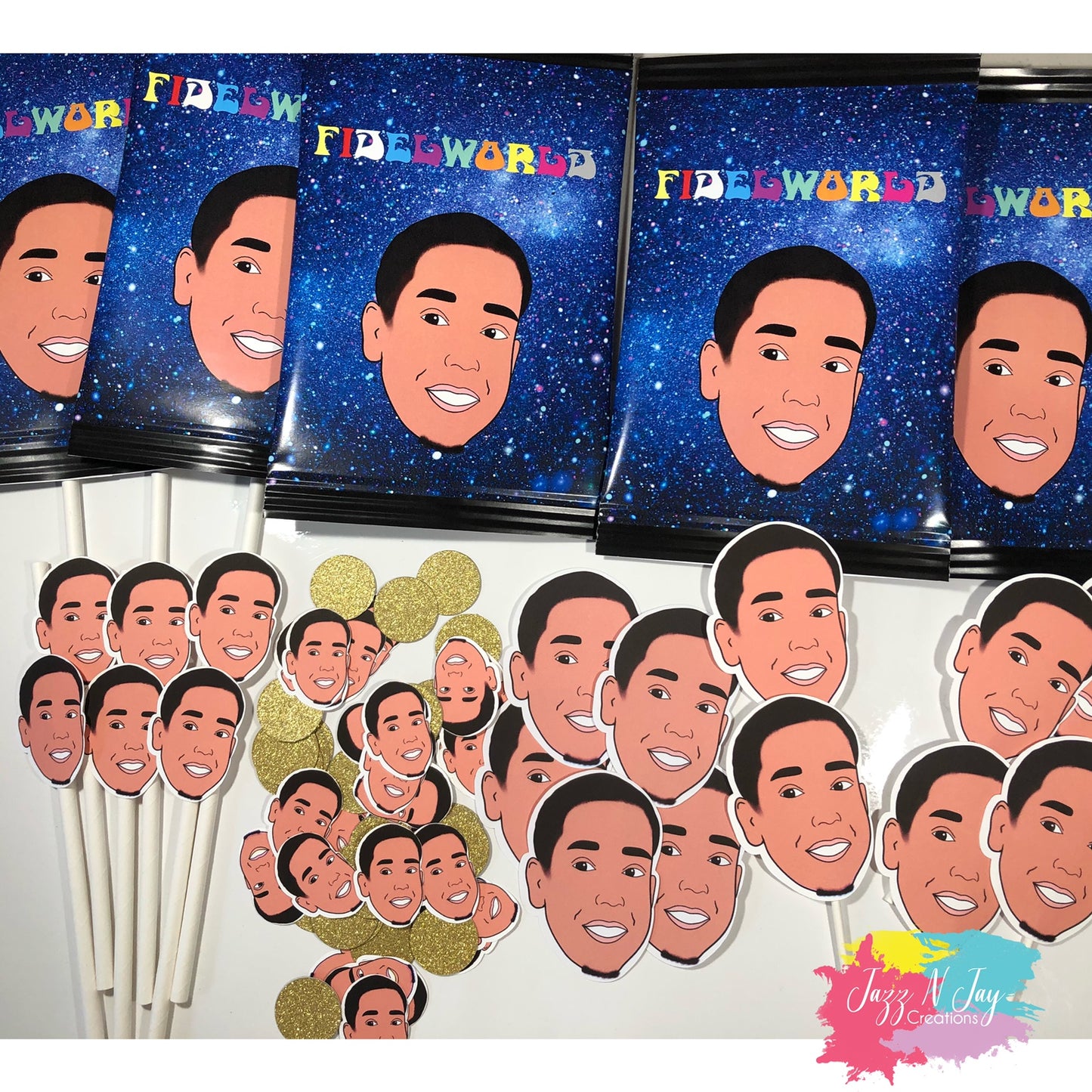Custom illustrated Party Pack