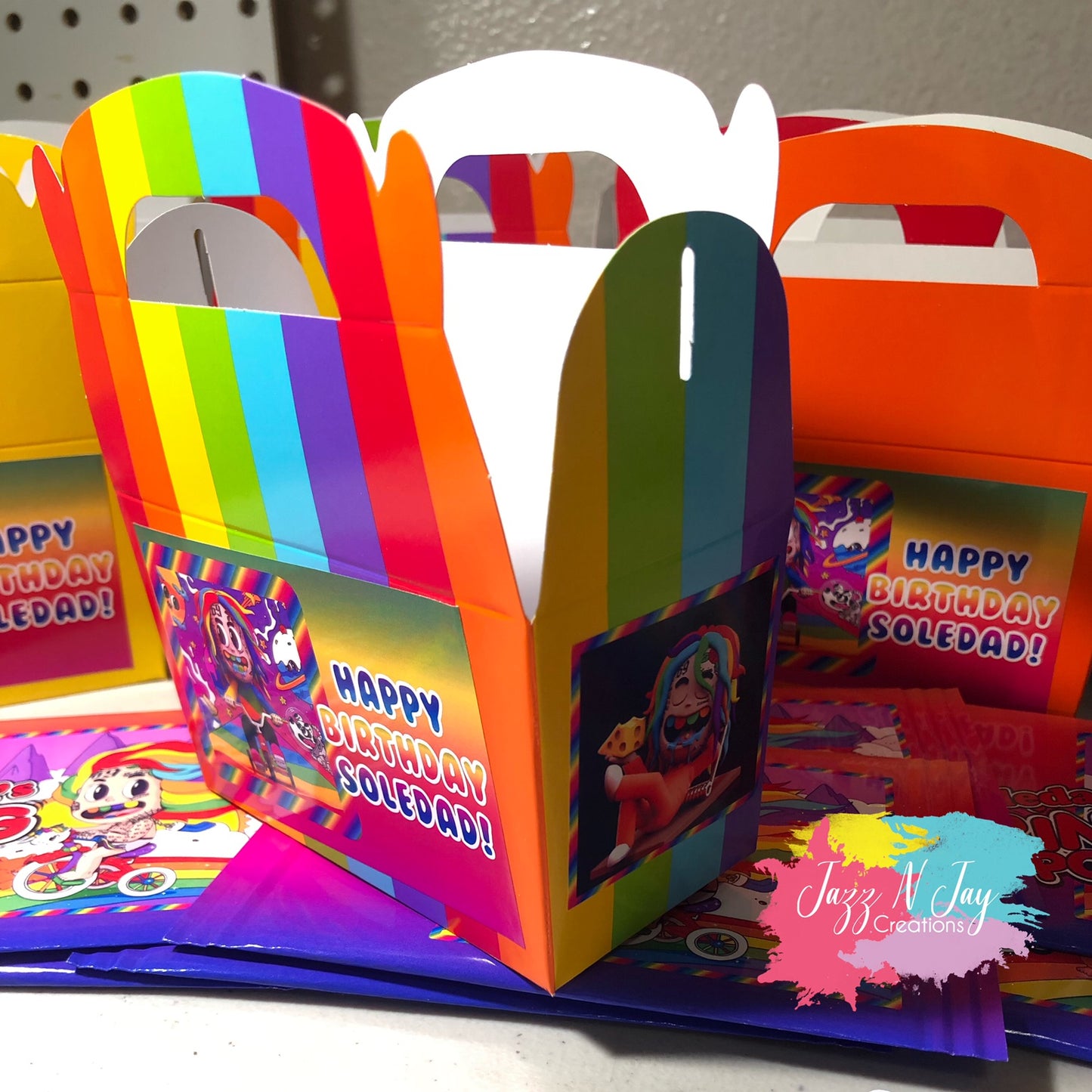 Custom Gable box / favor box / treat box- any theme