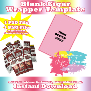Blank Cigar Wrapper Template