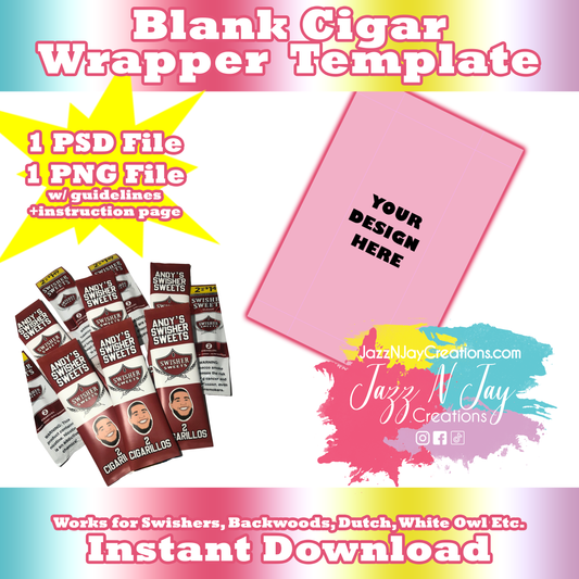Blank Lighter Label Template