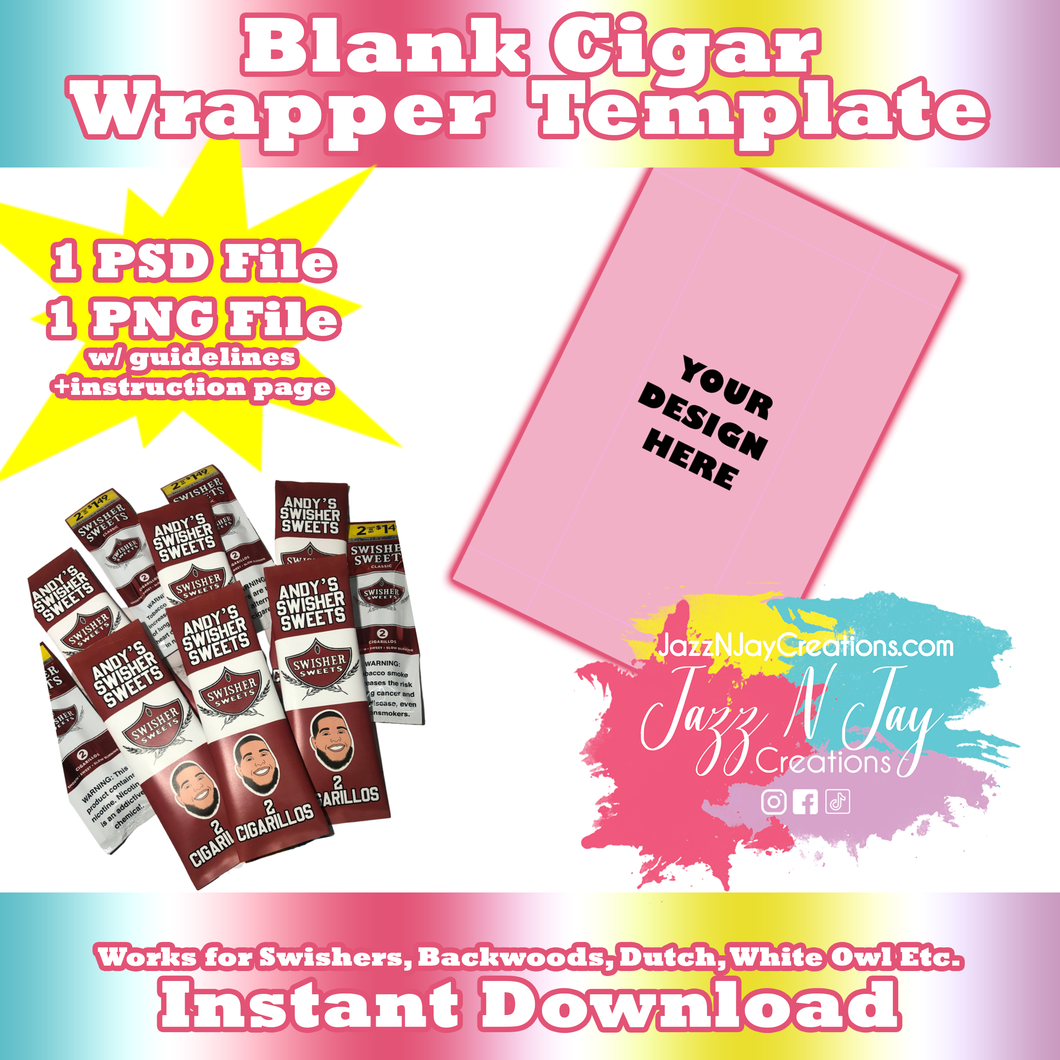 Blank Cigar Wrapper Template Jazz N Jay Creations Blank cigar wrapper template jazz n jay creations
