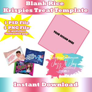 Blank Rice Krispies Treat Template