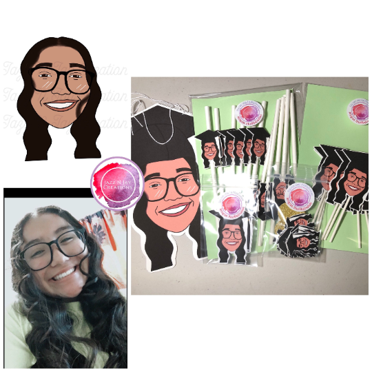 Custom illustrated Party Pack