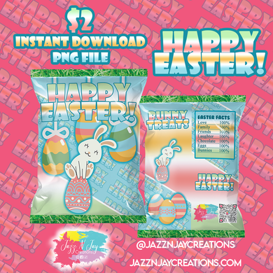 Easter Chip Bag *Instant Download*
