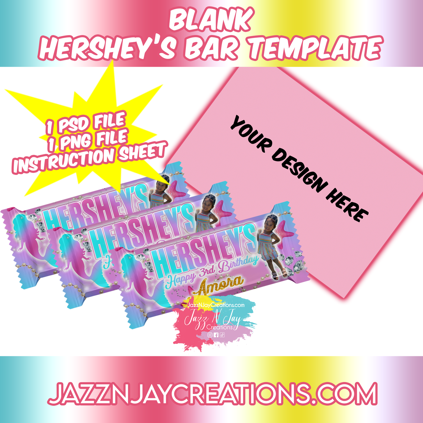 Blank Hershey's Template