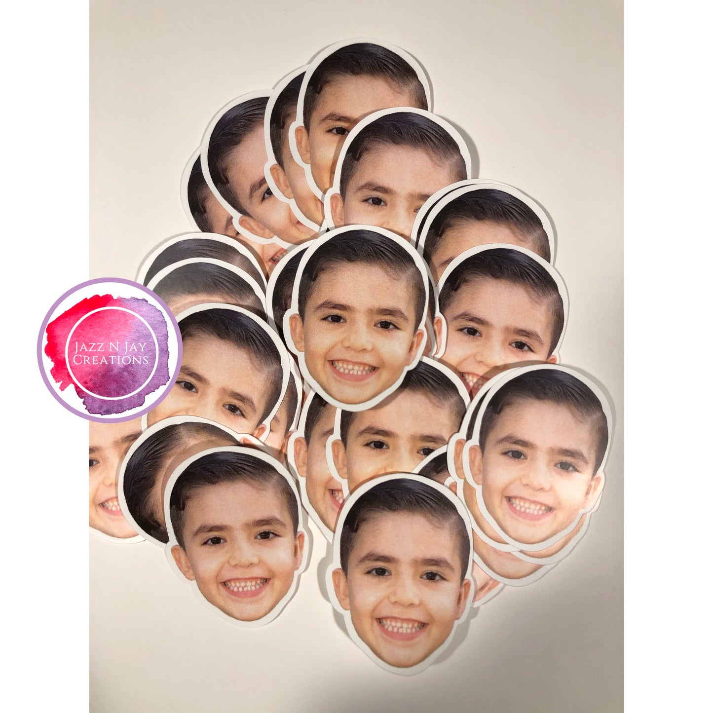 Custom face stickers