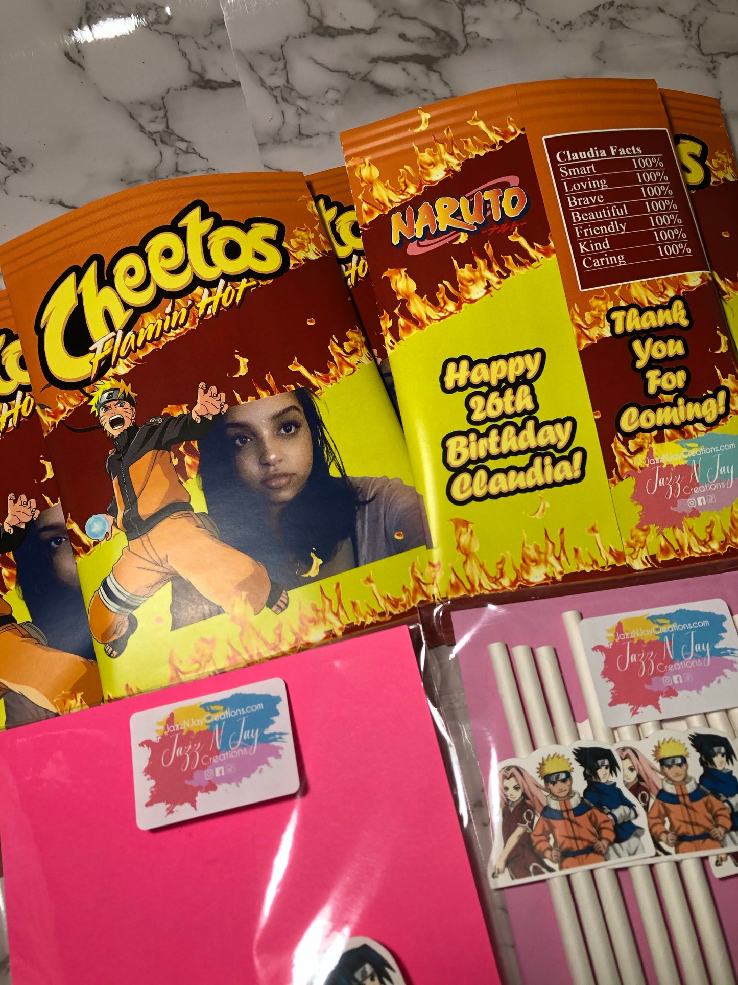 Naruto Anime Inspired Party Pack