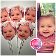 Load image into Gallery viewer, Custom face party straws
