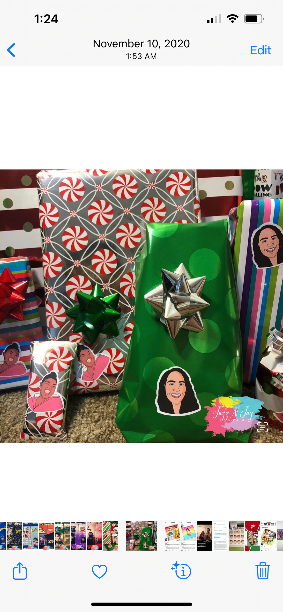 Custom face stickers
