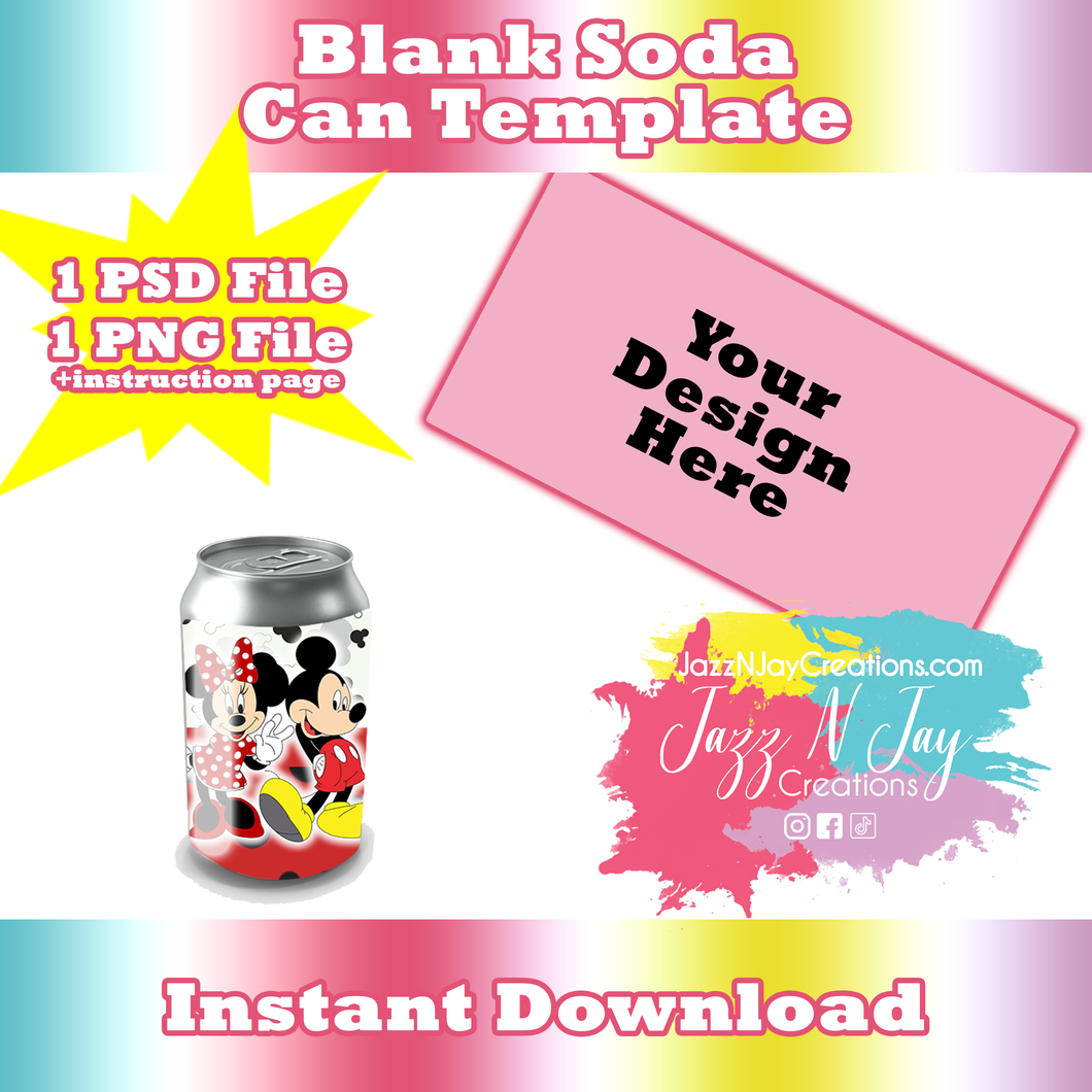 PRINTABLE Can Cozy Template - Downloadable PDF - Beer can, soda can display  templates. Diy printable packaging, tags for handmade.