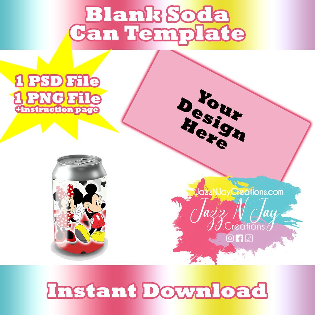 Blank Soda Can Label Template Jazz N Jay Creations Blank Soda Can Label Template Jazz N Jay Creations